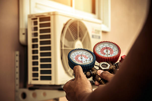 Professional Hvac technician working in Fayetteville, PA